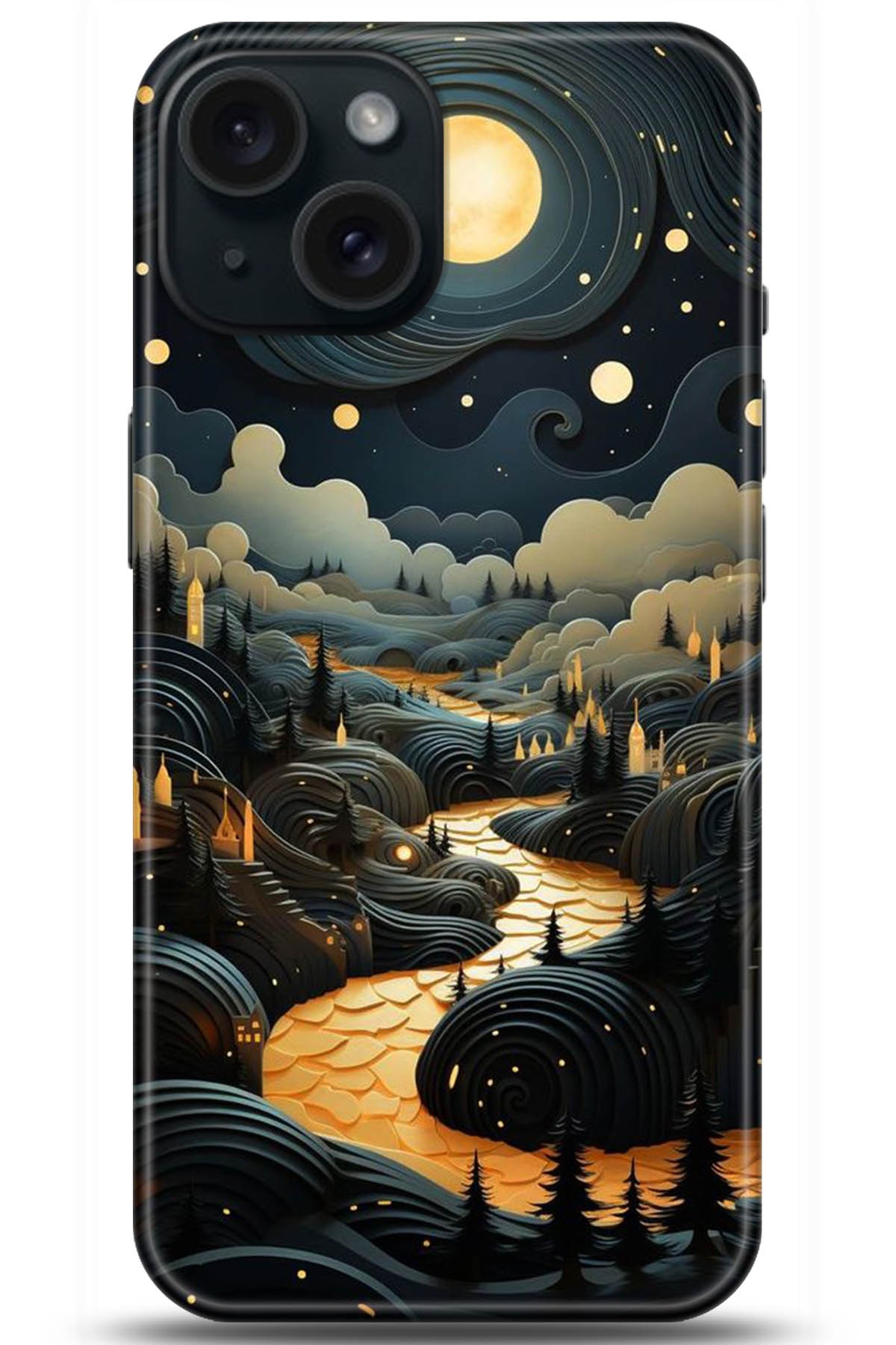 Apple iPhone 15 Uyumlu Kılıf HD Baskılı Kılıf - Followed Institution 5268