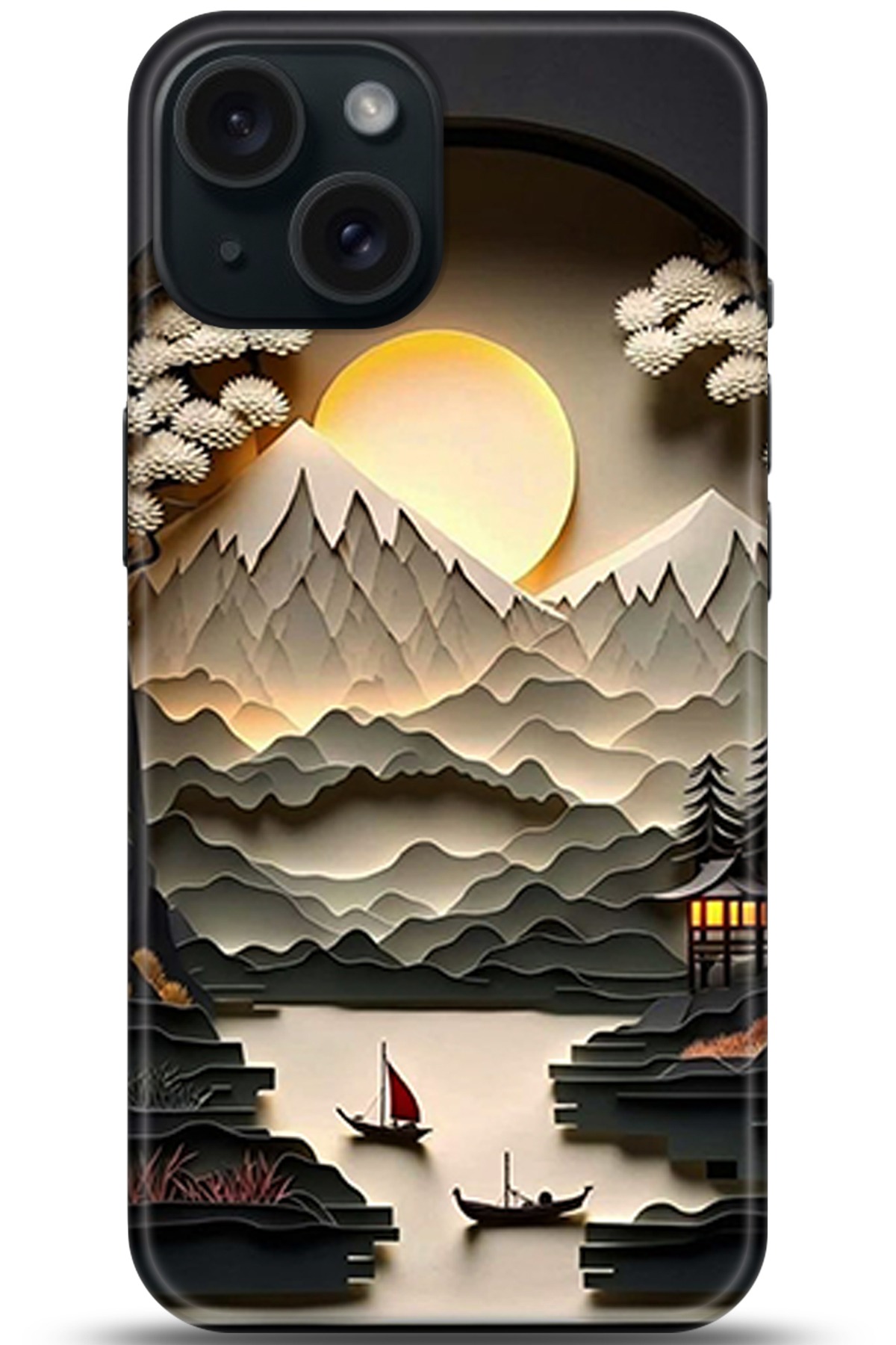 Apple iPhone 15 Uyumlu Kılıf HD Baskılı Kılıf - Followed Institution 5354