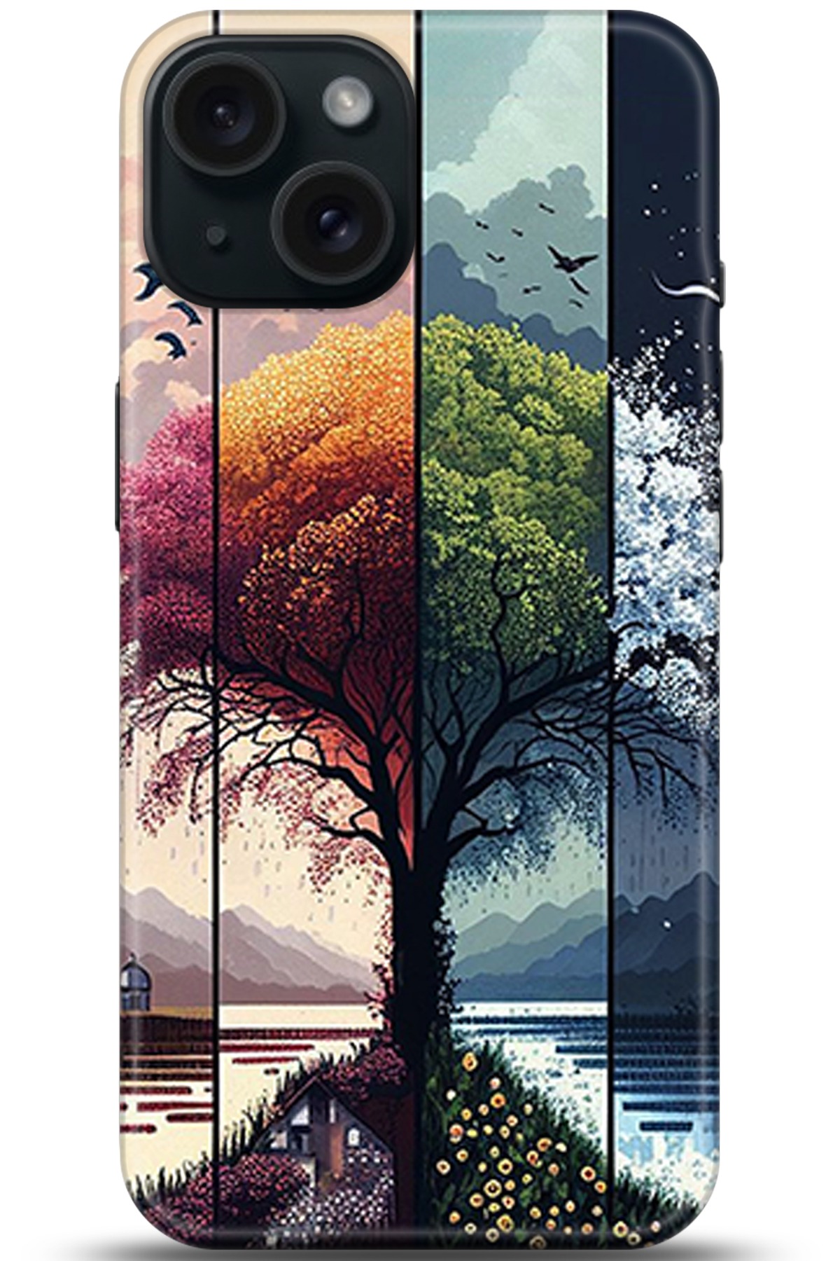 Apple iPhone 15 Uyumlu Kılıf HD Baskılı Kılıf - Followed Institution 5369