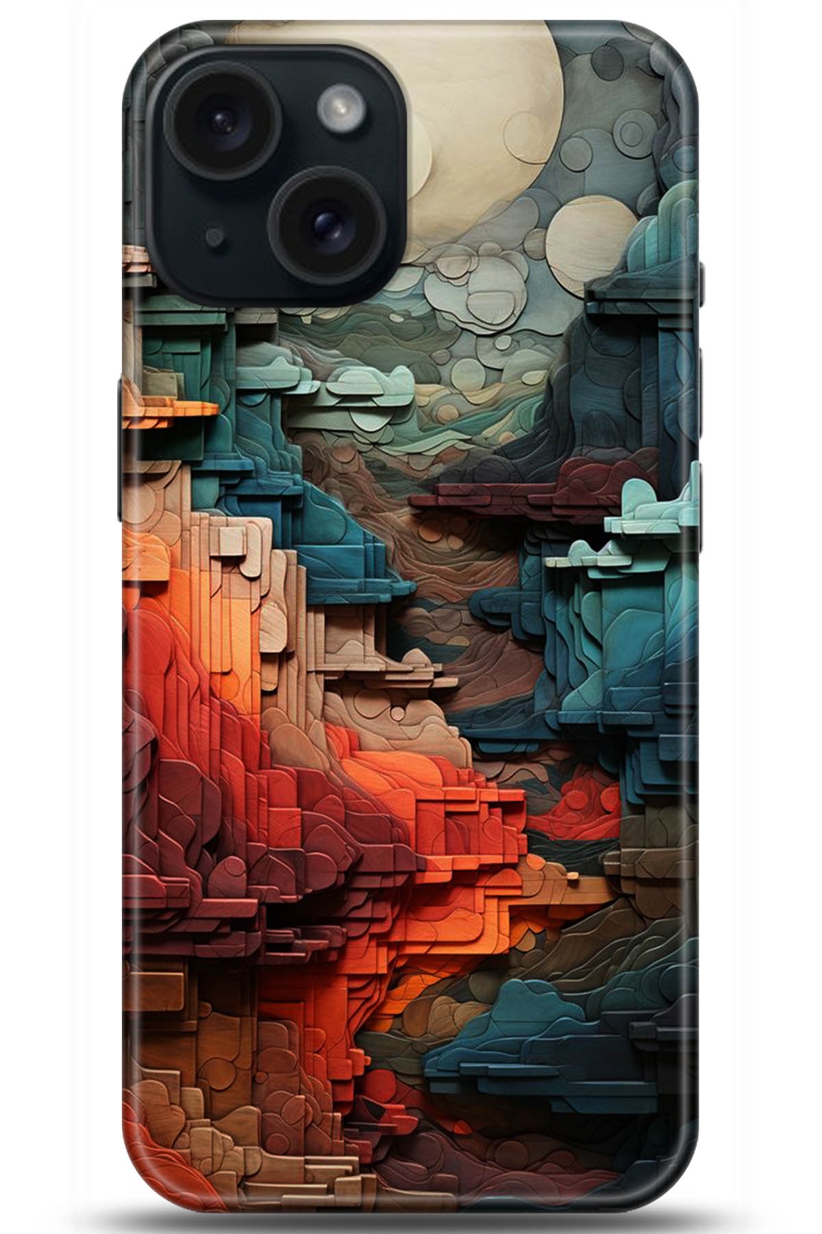 Apple iPhone 15 Plus Uyumlu Kılıf HD Baskılı Kılıf - Followed Institution 5218