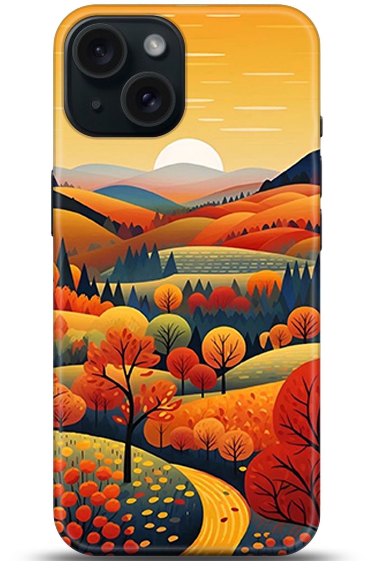 Apple iPhone 15 Plus Uyumlu Kılıf HD Baskılı Kılıf - Followed Institution 5356