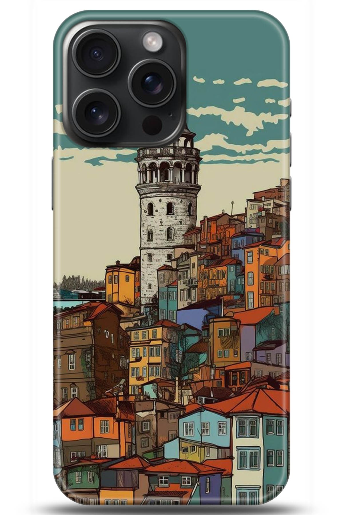 Apple iPhone 15 Pro Uyumlu Kılıf HD Baskılı Kılıf - Followed Institution 5199