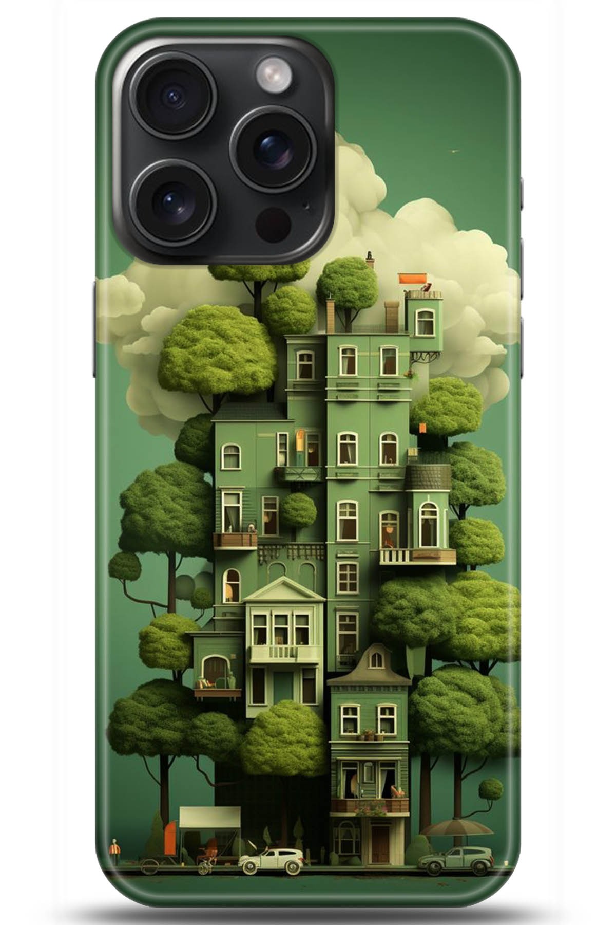 Apple iPhone 15 Pro Uyumlu Kılıf HD Baskılı Kılıf - Followed Institution 5273