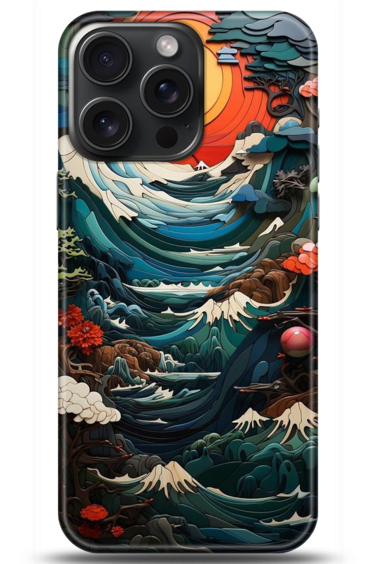 Apple iPhone 15 Pro Max Uyumlu Kılıf HD Baskılı Kılıf - Followed Institution 5009