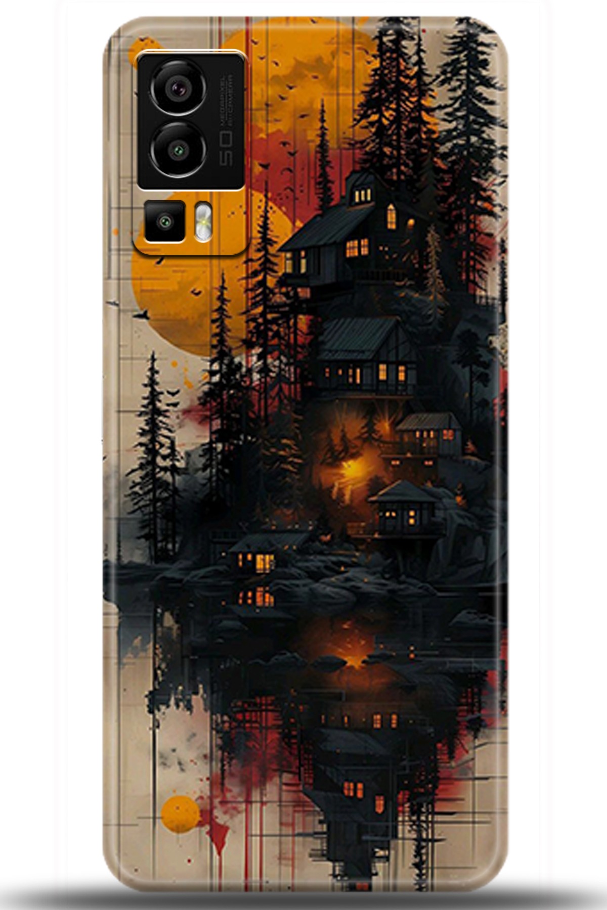 General Mobile GM 23 Uyumlu Kılıf HD Baskılı Kılıf - Followed Institution 5292