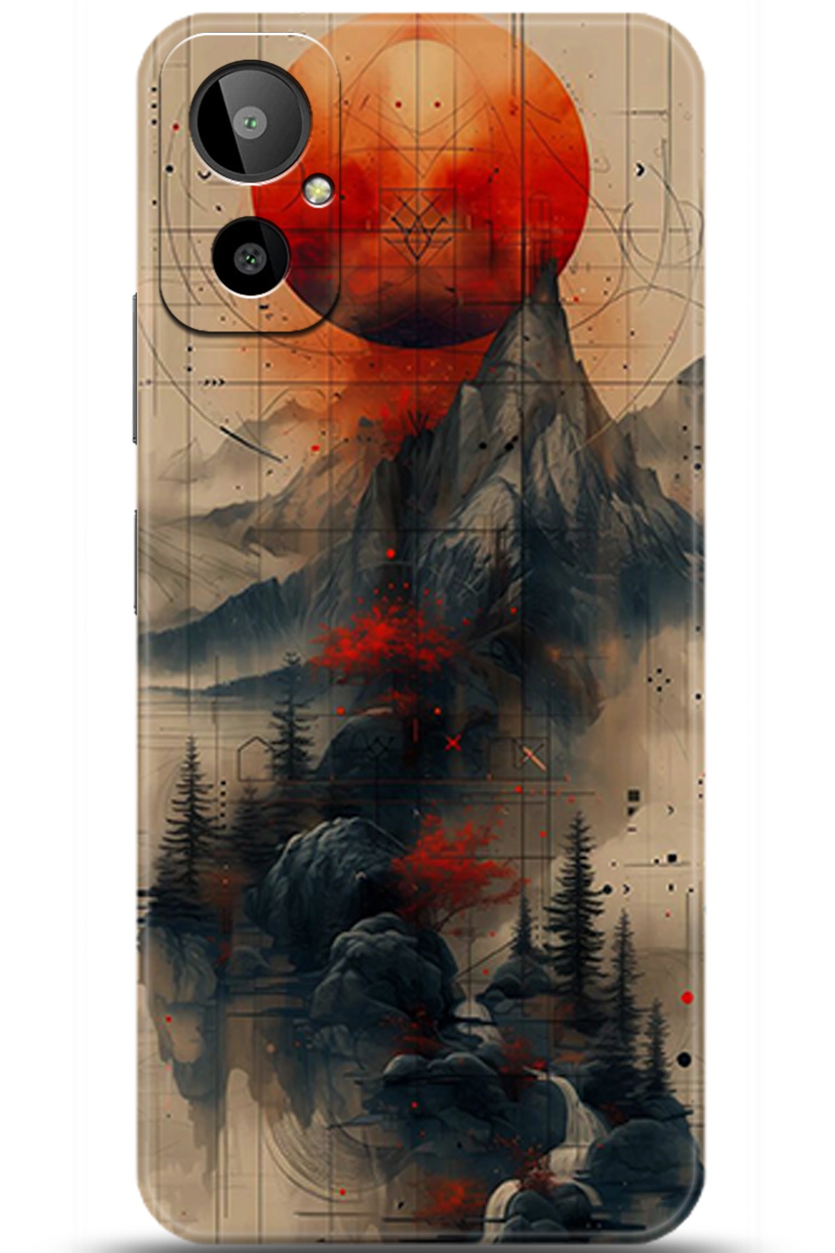 General Mobile GM 23 SE Uyumlu Kılıf HD Baskılı Kılıf - Followed Institution 5244