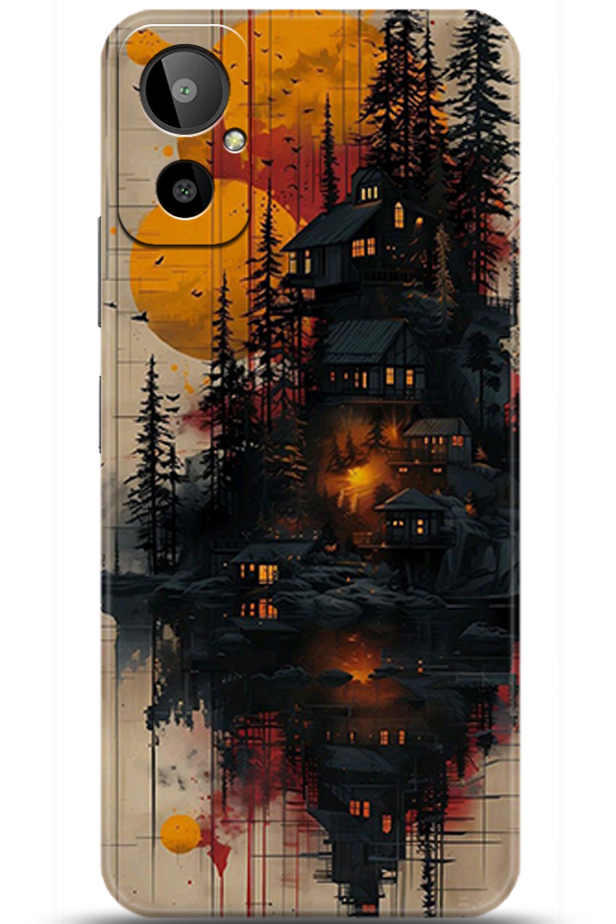 General Mobile GM 23 SE Uyumlu Kılıf HD Baskılı Kılıf - Followed Institution 5292