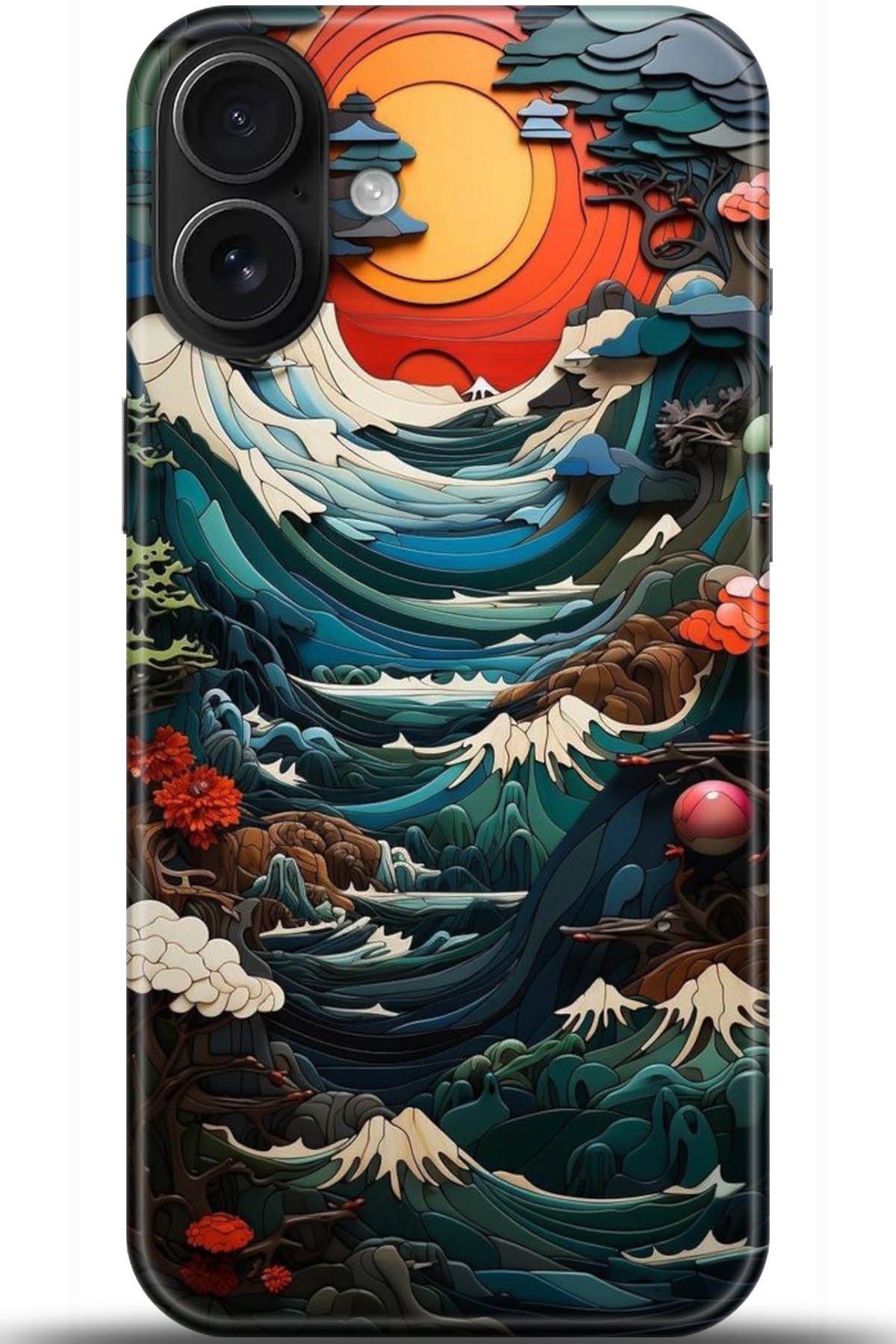 Apple iPhone 16 Uyumlu Kılıf HD Baskılı Kılıf - Followed Institution 5009