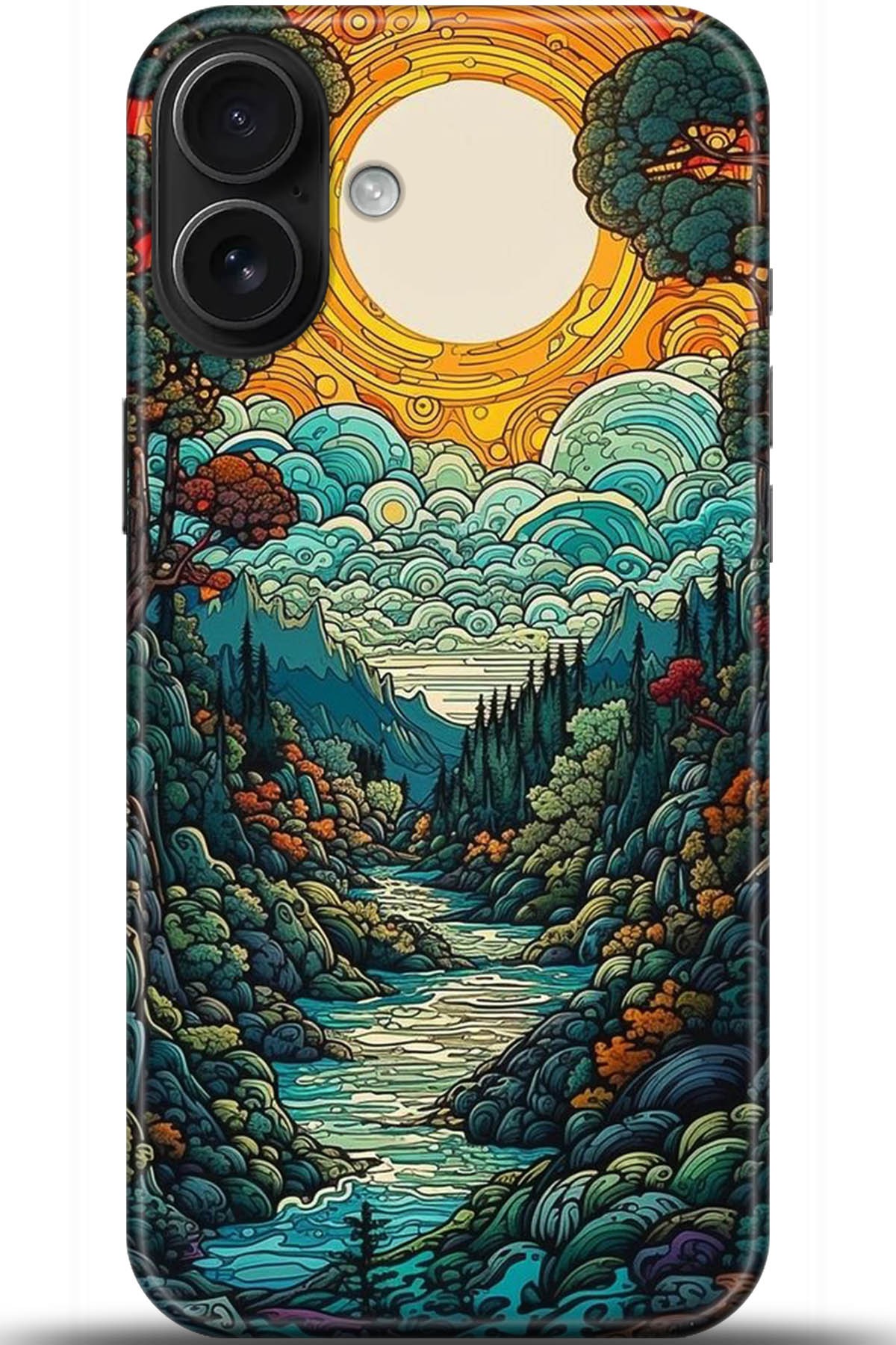 Apple iPhone 16 Uyumlu Kılıf HD Baskılı Kılıf - Followed Institution 5198