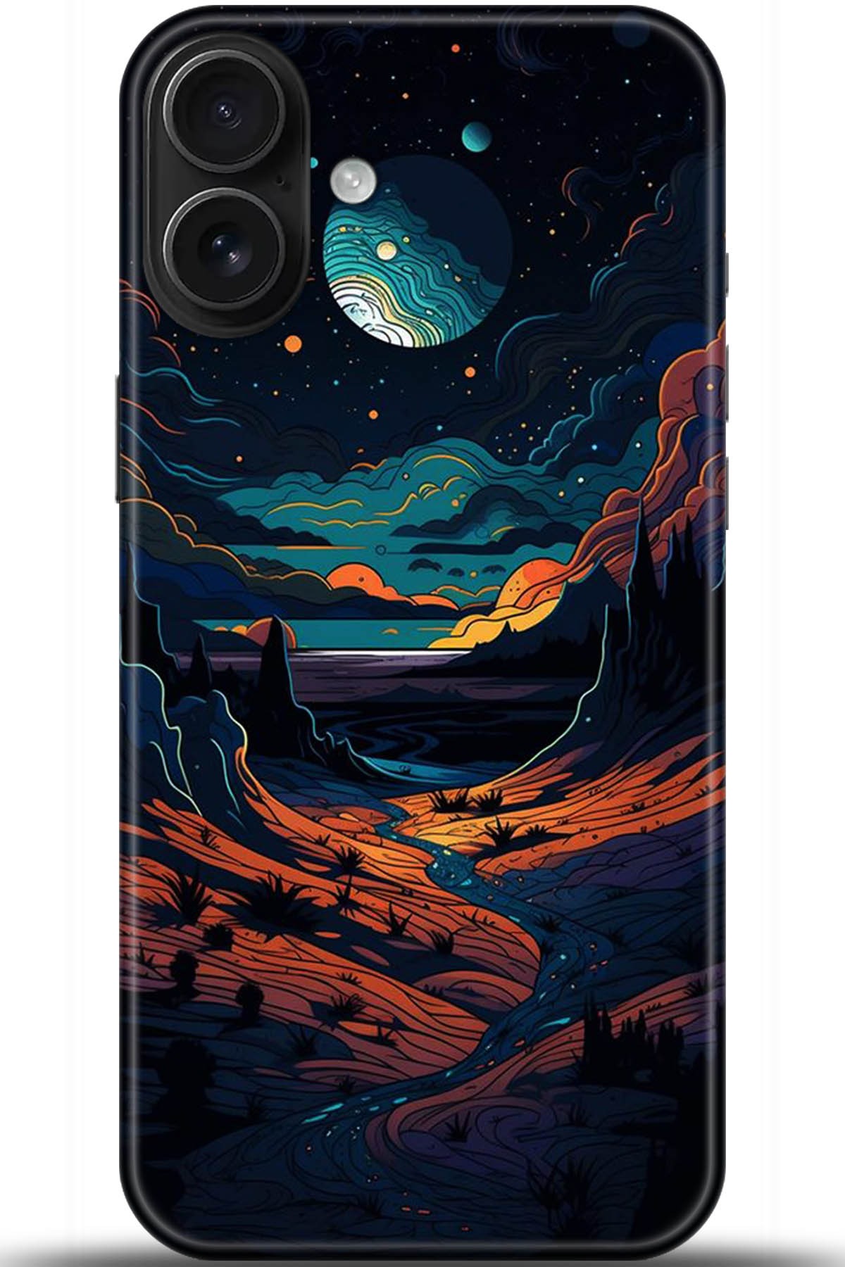 Apple iPhone 16 Uyumlu Kılıf HD Baskılı Kılıf - Followed Institution 5275