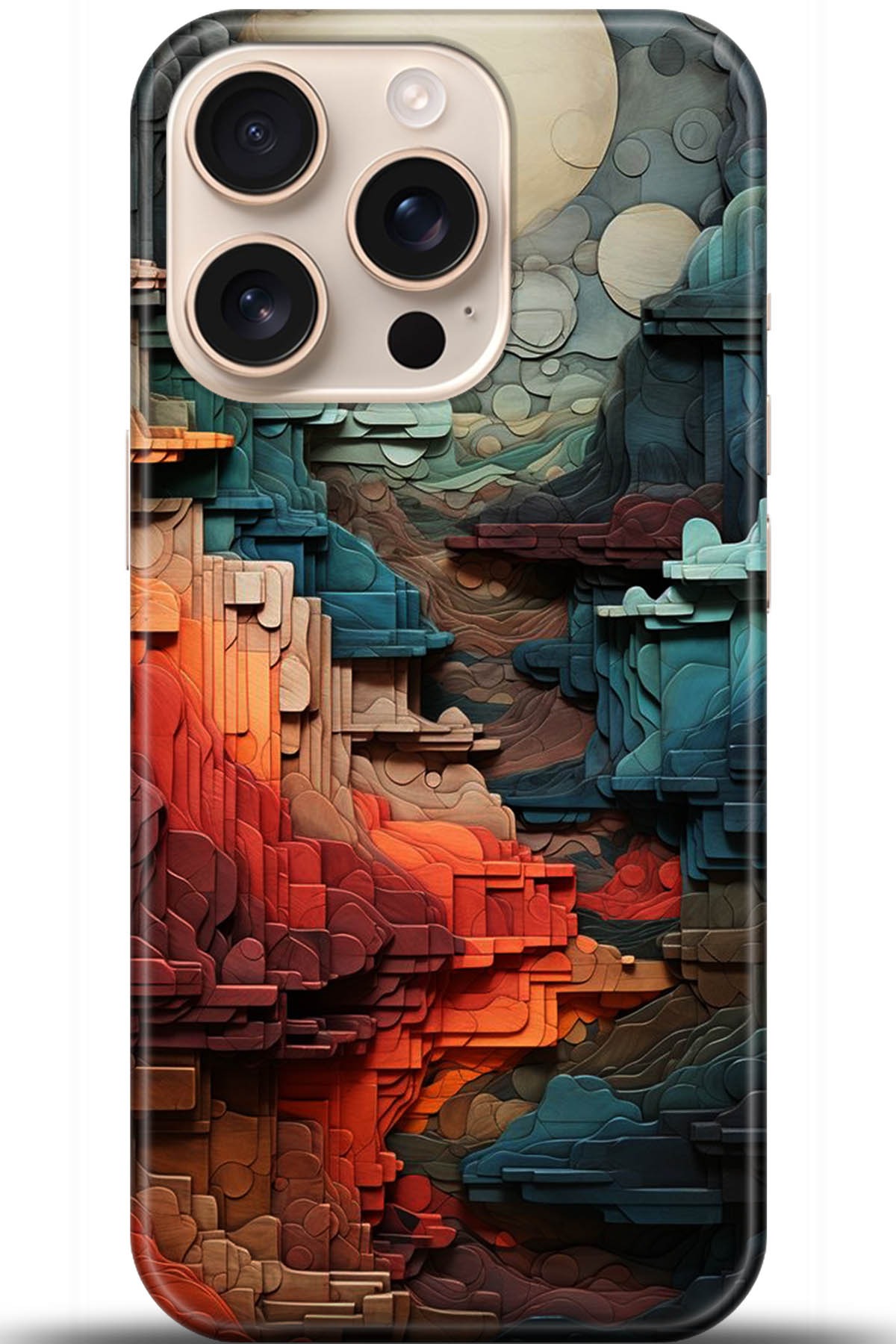 Apple iPhone 16 Pro Uyumlu Kılıf HD Baskılı Kılıf - Followed Institution 5218