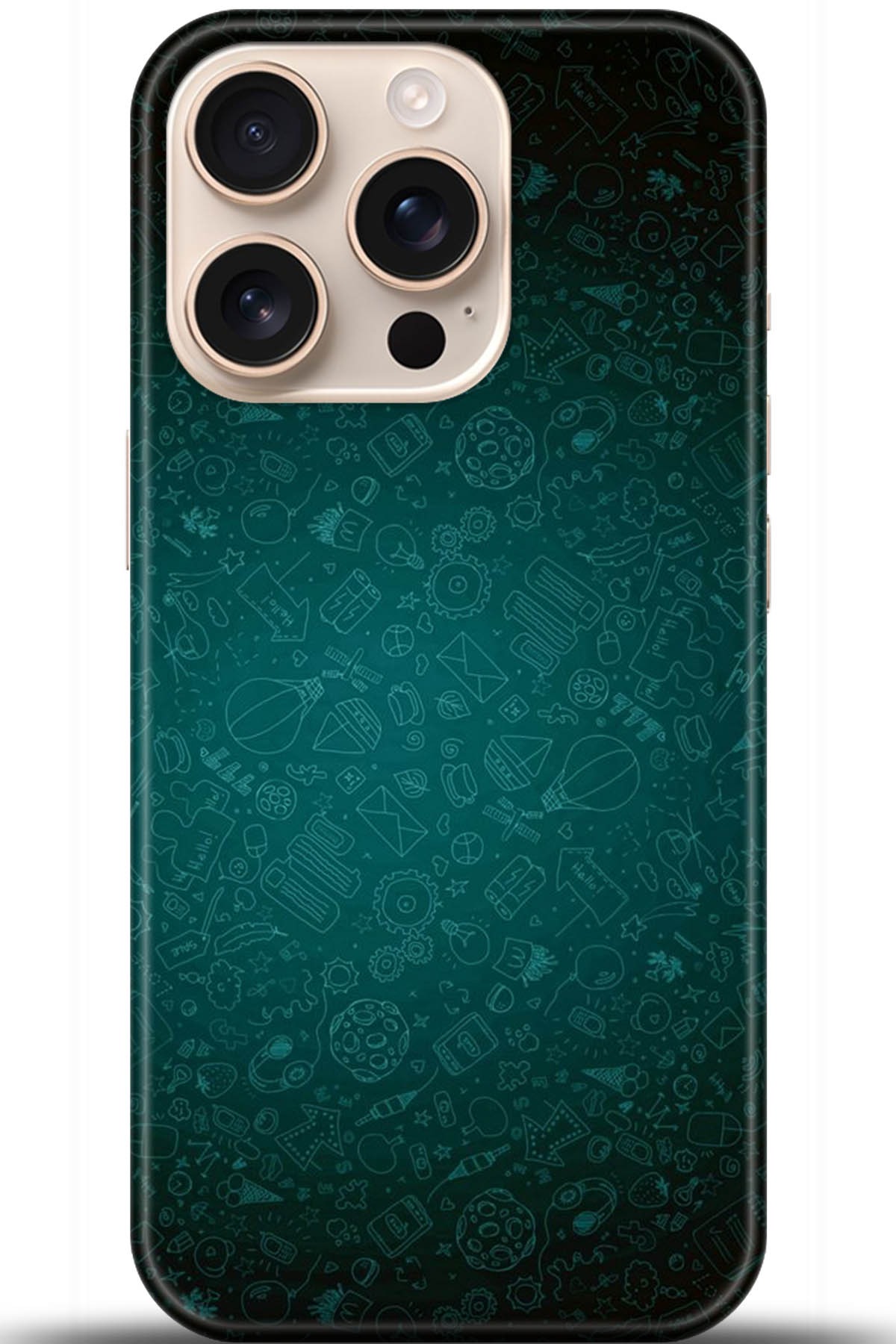 Apple iPhone 16 Pro Uyumlu Kılıf HD Baskılı Kılıf - Followed Institution 5255