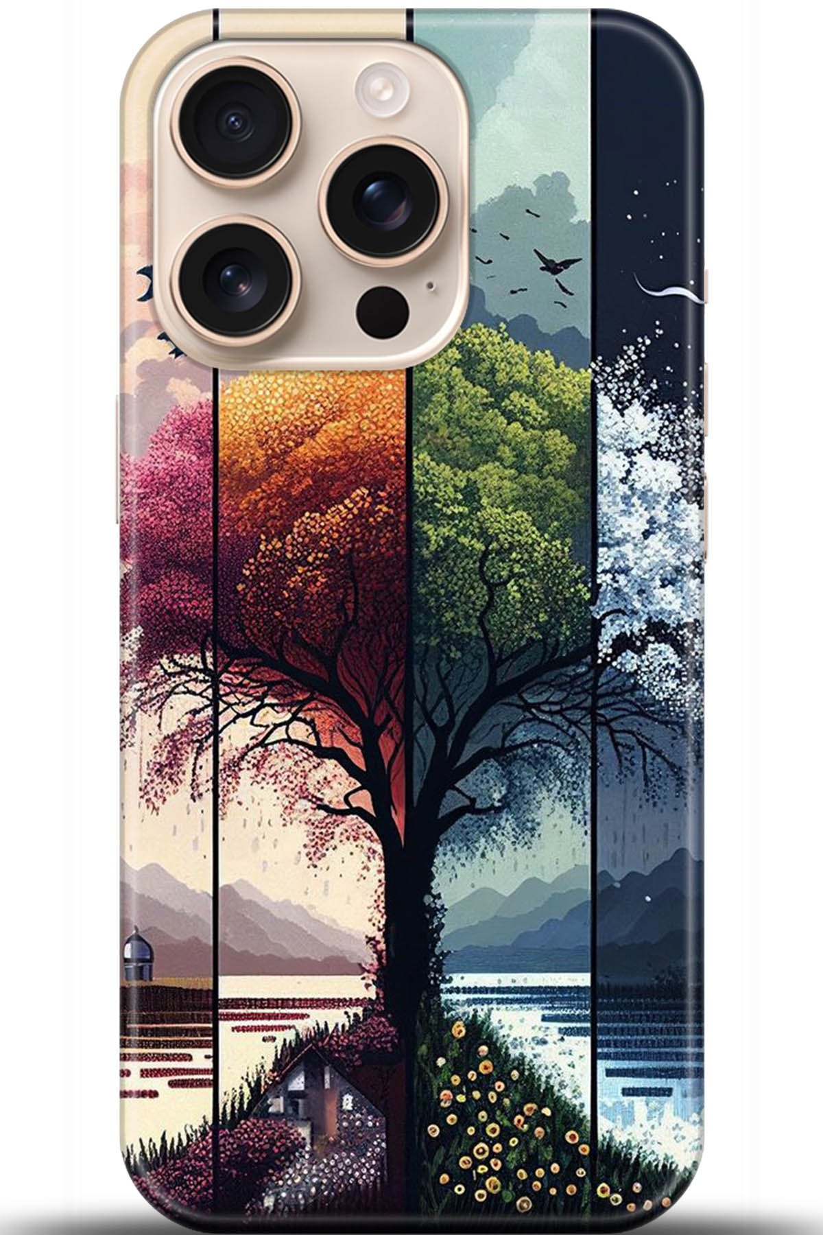 Apple iPhone 16 Pro Uyumlu Kılıf HD Baskılı Kılıf - Followed Institution 5369