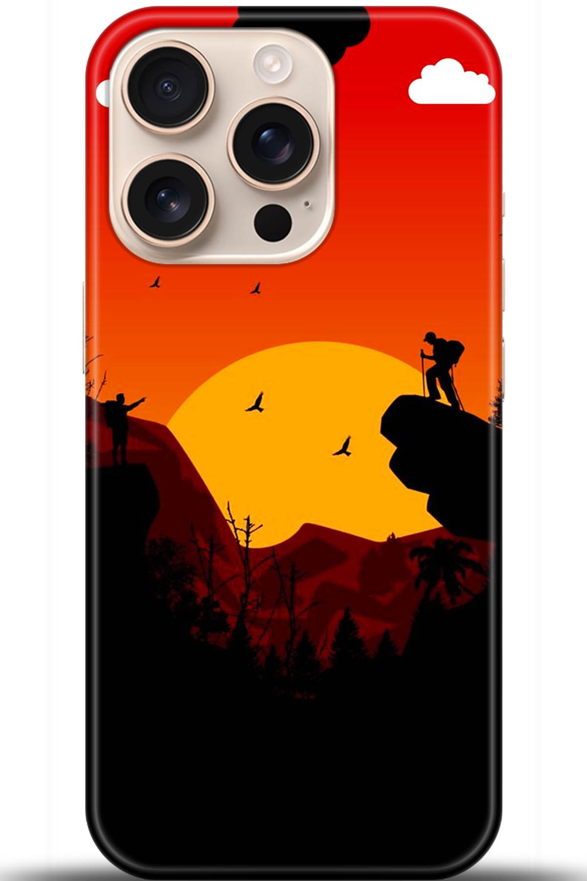 Apple iPhone 16 Pro Uyumlu Kılıf HD Baskılı Kılıf - Followed Institution 5407