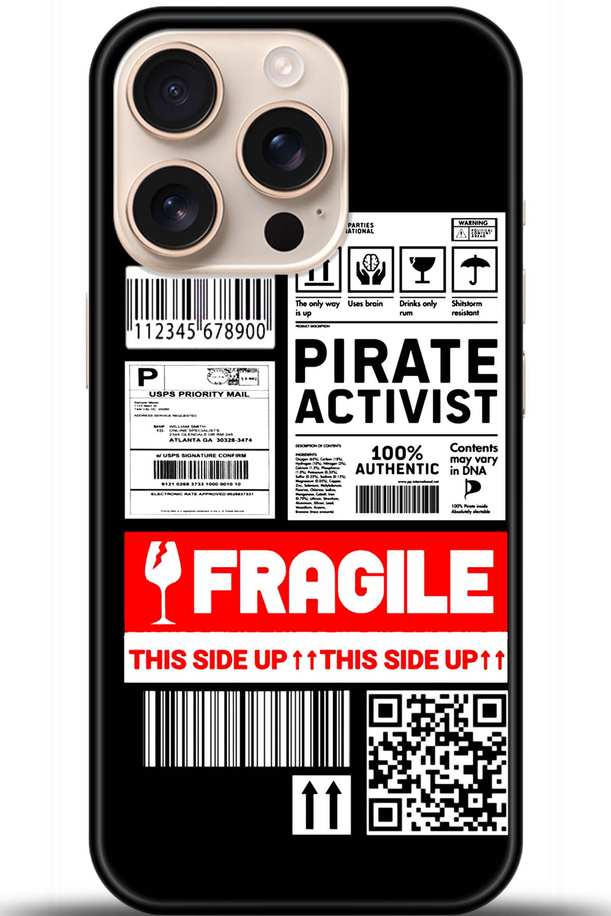 Apple iPhone 16 Pro Uyumlu Kılıf HD Baskılı Kılıf - Followed Institution 5447