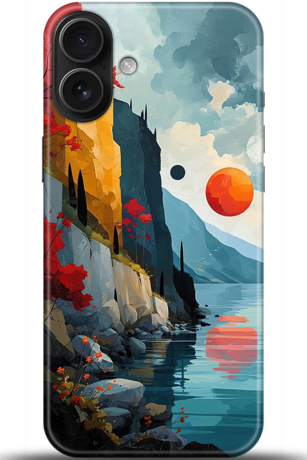 Apple iPhone 16 Plus Uyumlu Kılıf HD Baskılı Kılıf - Followed Institution 5368